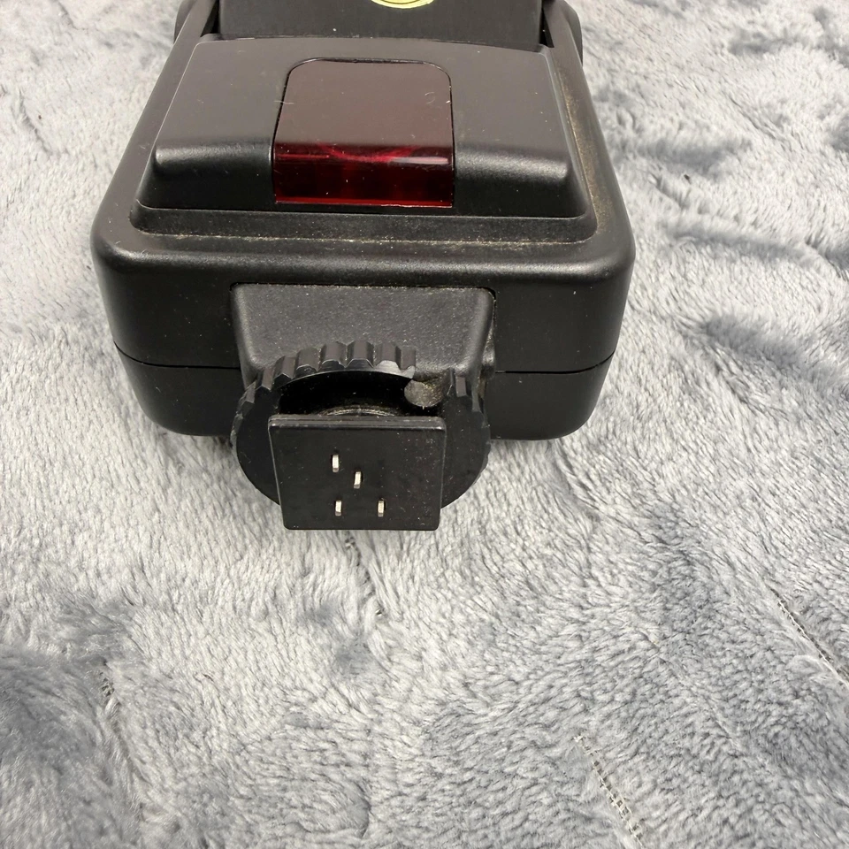 Camera Sunpak Auto 355AF Thyristor Flash Speedlight Hot Shoe Black NE - Image 2 of 4