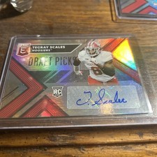 2018 Panini Elite Draft Picks Draft Picks Auto Tegray Scales #278 Auto 