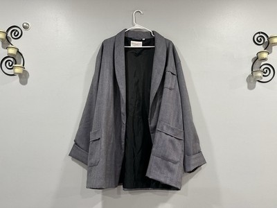 Derek Rose London Lincoln Smoking Wool Navy Herringbone jacket  XXL