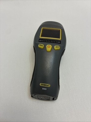 General Tools MM8 Digital Pinless Moisture Meter LCD Backlit Tricolor Bar Graph