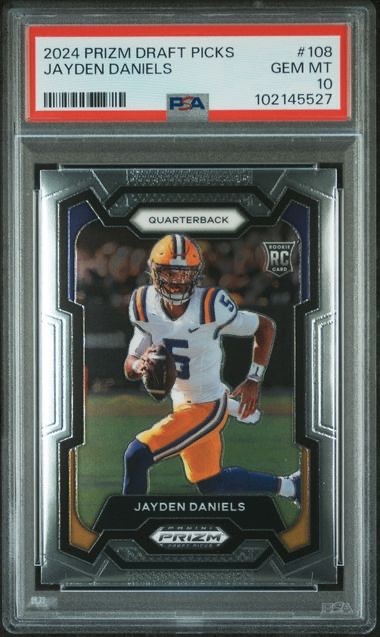 Jayden Daniels Panini Prizm Draft Picks #108 Silver