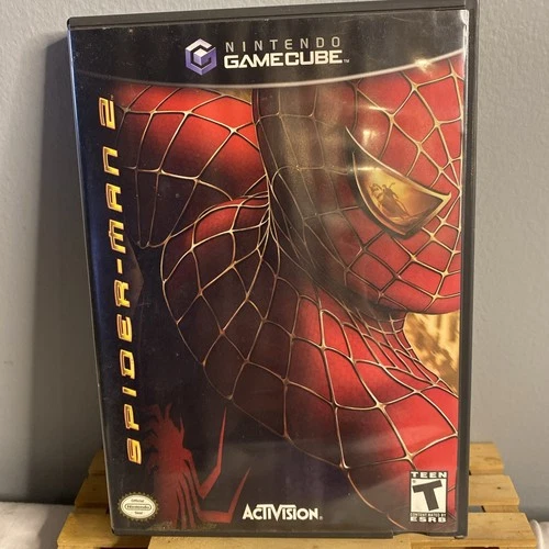 Nintendo GameCube Spider-Man 2 Video Game Disc Tested Complete in Box
