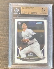 Nolan Arenado 2013 Bowman Chrome Rookie #24 Graded Beckett Pristine 10