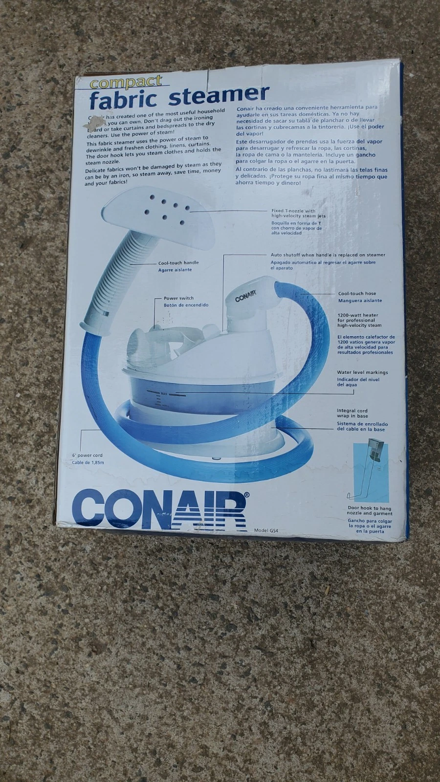 Conair Fabric Steamer Compact GS4