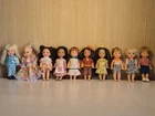 90's Lot Of 10 Vintage Barbie Kelly Tommy Dolls All With Outfits 2 With Shoes