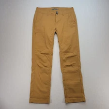 Prana Pants Womens 6 Yellow Halle Bootcut Mid Rise Outdoor Hiking Nature