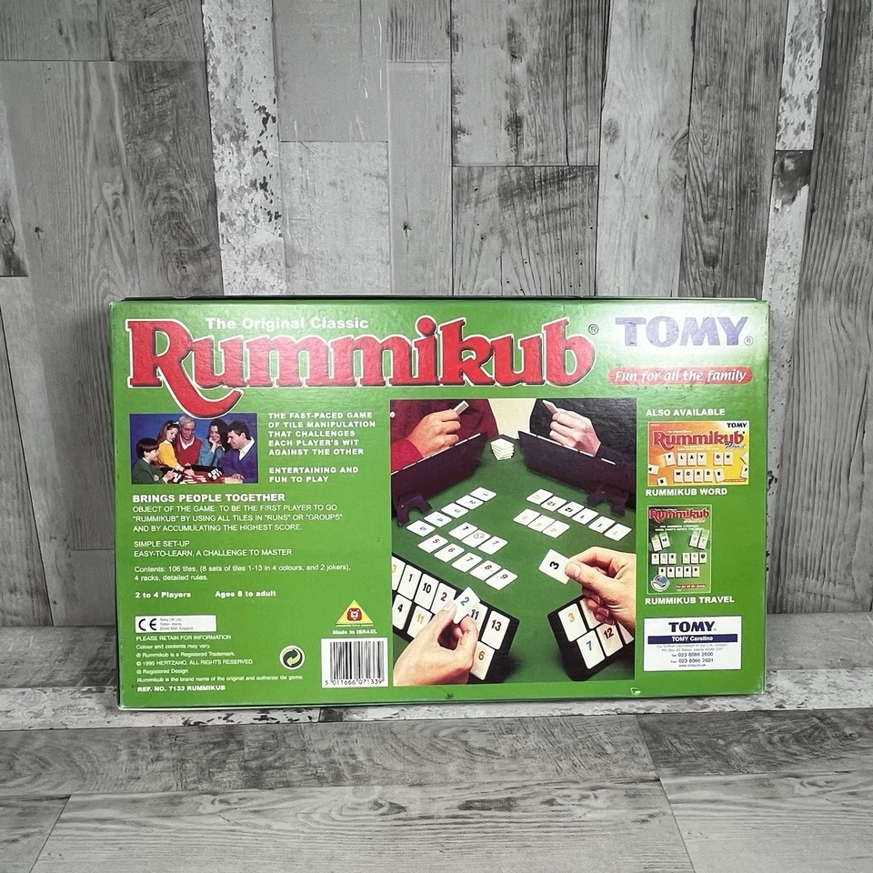 Vintage Rummikub Board Game The Original Classic Game TOMY 1995 Complete GC - Image 3 of 4