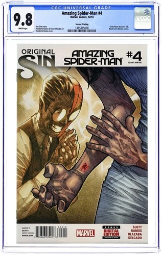 Amazing Spider-Man #4C Ramos Variant 2nd Printing CGC 9.8 2014 1465365008