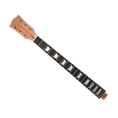 E Gitarrenhals Unvollendet 22 Bünde für LP E Gitarre Ersatz Ahorn Mahagoni