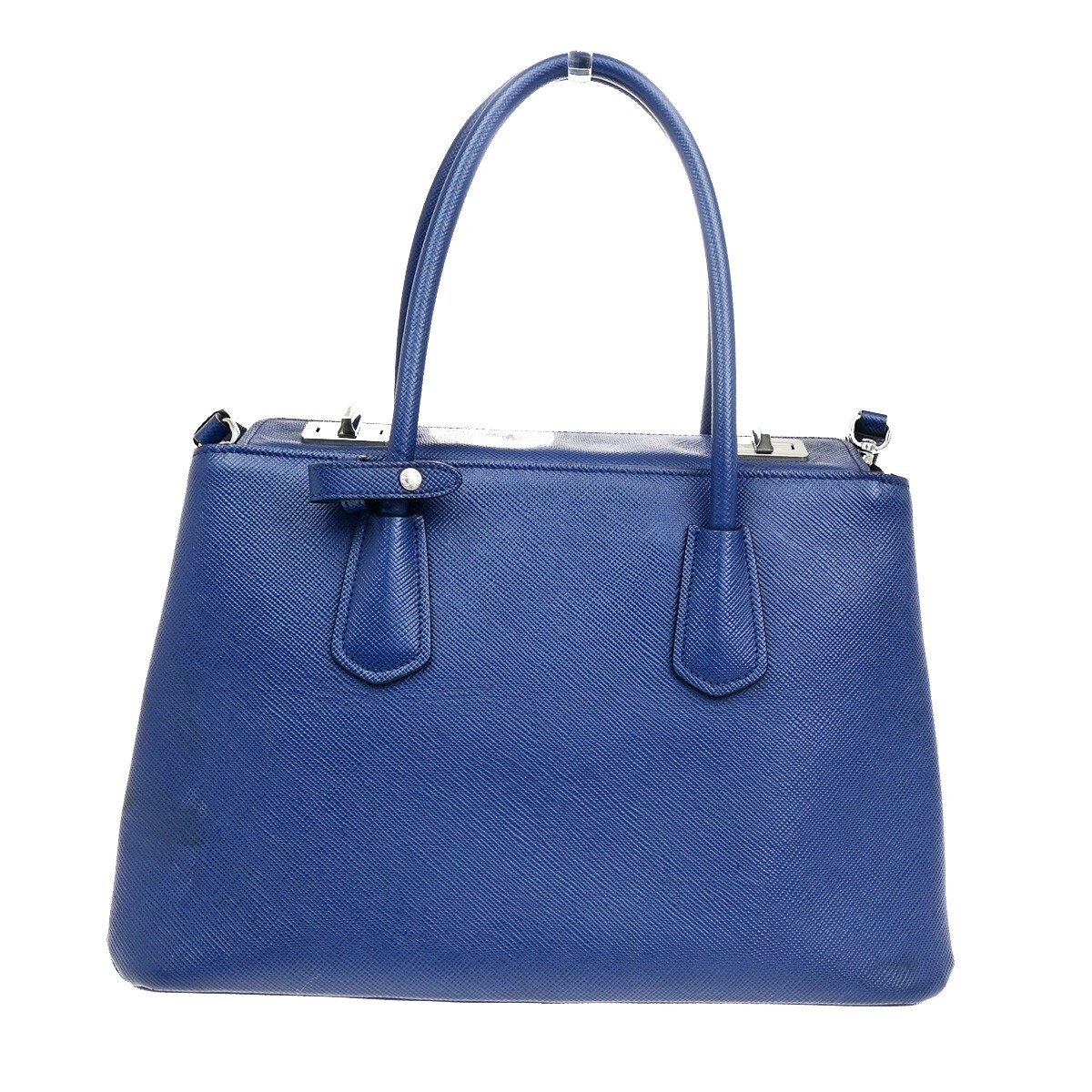 PRADA MILANO Logo 2Way Shoulder Hand Bag Saffiano Leather
