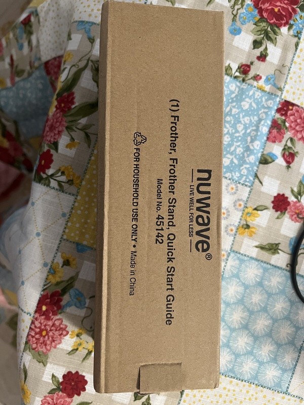 NUWAVE FROTHER WITH STAND MODEL# 45142 - NEW, OPEN BOX