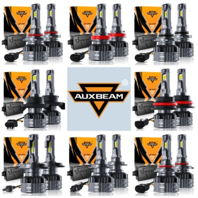 #ad AUXBEAM F22 110W LED Headlights 9005 9006 9007 9012 H4 H7 H11 H13 5202 H10 9140 $63.49