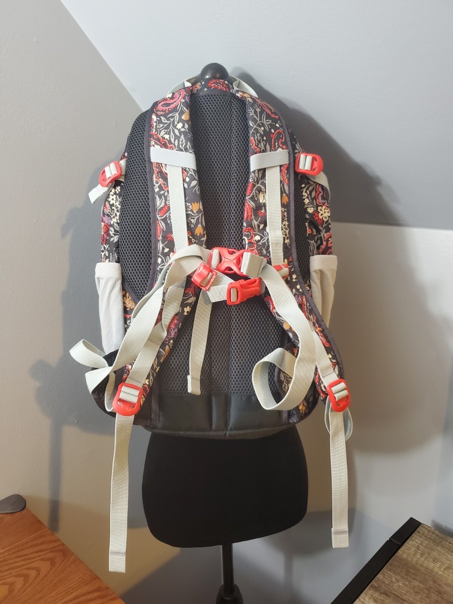 NEW Vera Bradley Coleman Camping Hiking Black Red 22L  display picture 1