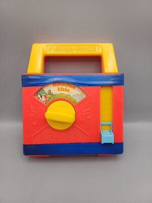 SPIELUHR FisherPrice: 102 Hänschen Klein Radio Koffer Vintage