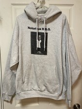 Vintage 90s Y2K Ruth Bader Ginsberg Gray Sweatshirt Mens Size XL Hanes EUC