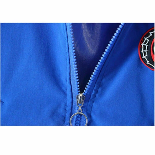 Spiderman Windbreaker Jacket Boys Childrens Hooded Thin Jacket Christmas Gifts - Picture 17 of 31