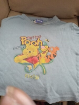 Vintage Walt Disney World My First Winnie The Pooh T Shirt Florida