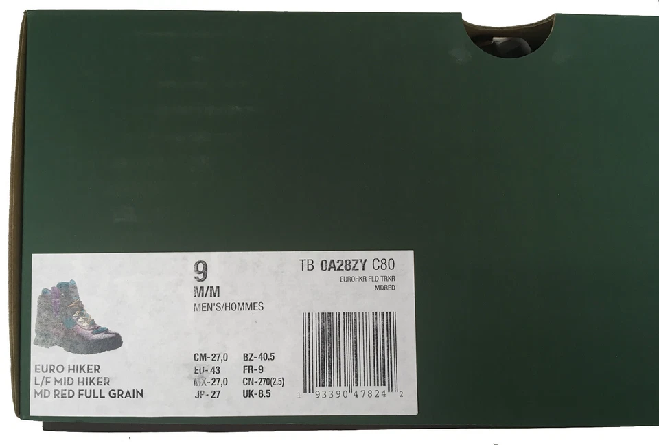 ¡NUEVAS Botas de Senderismo Timberland X Awake Sport Trekker! Carne de res y brócoli *limitado* Foto 4 de 4