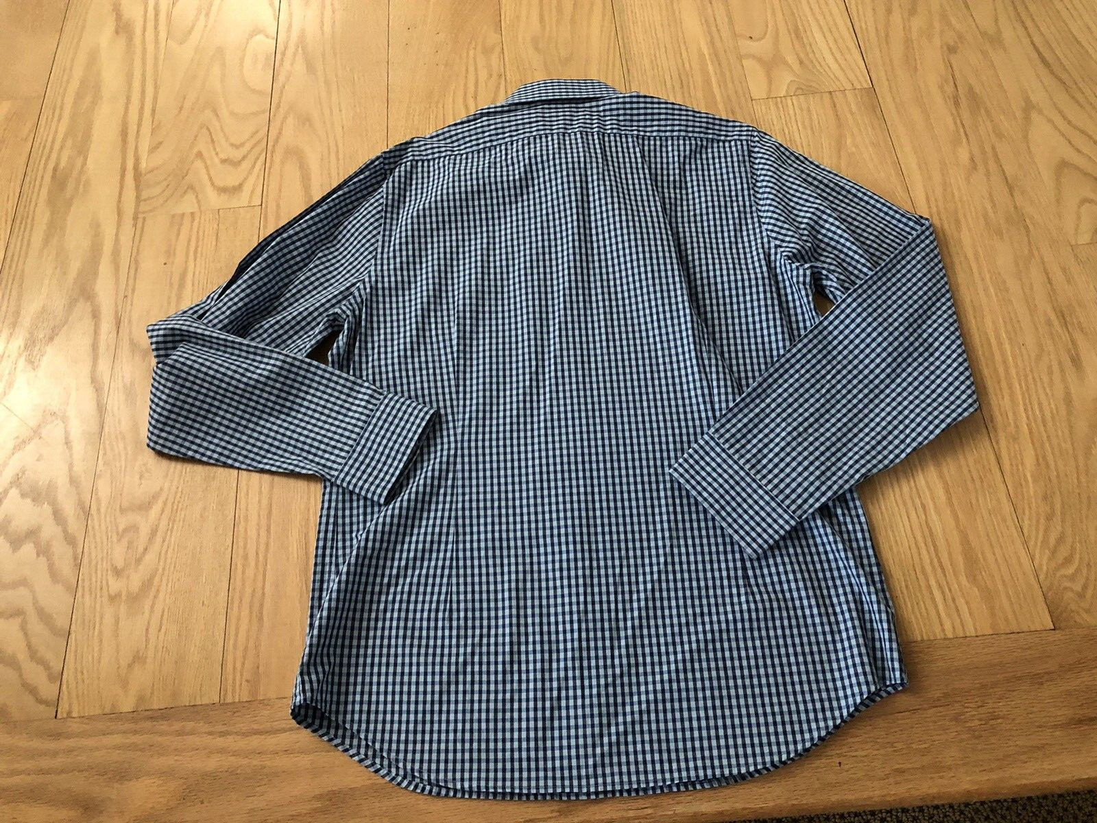 Express Fitted Checkered  button-down men's shirt… - image 4