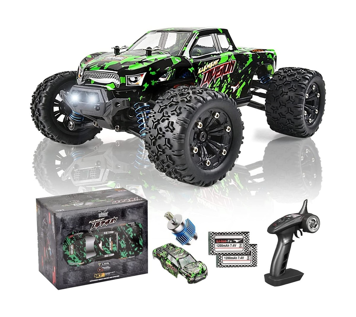 TENSSENX 1:18 Scale All Terrain RC Cars, 40KM/H High Speed 4WD