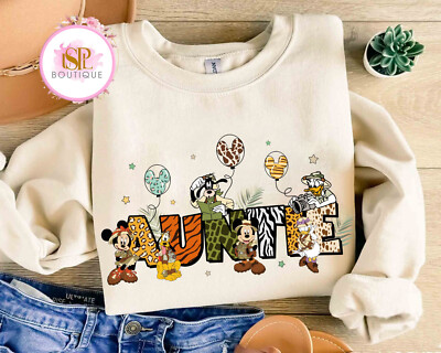 Disney Mickey Friends Animal Kingdom Custom Name Unisex Adult Kid Shirt  660298