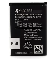 Kyocera SCP-73LBPS Battery for Kyocera Cell Phones SCP73LBPS
