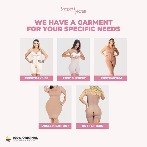 Offener Brustgürtel kolumbianischer Bauchweg Shapewear Fajas MariaE RA003 - Bild 10 von 10