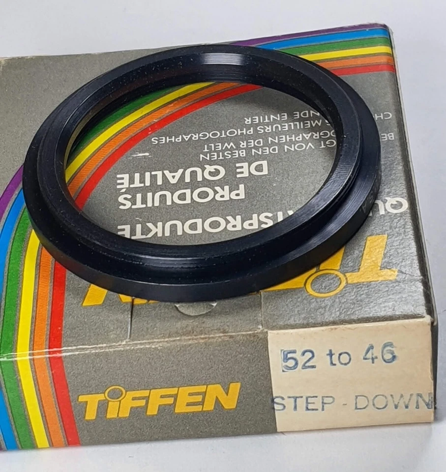 TiFFEN 52-46mm Step Down Lens Filter Converter Adapter Ring 52mm-46mm E52-E46 - Image 4 of 4