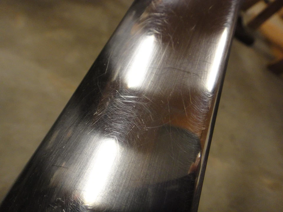 1954 Chrysler Windsor Sedan LH Front Dr Ext. Window Sill Stainless Trim Used OEM Foto 3 de 4