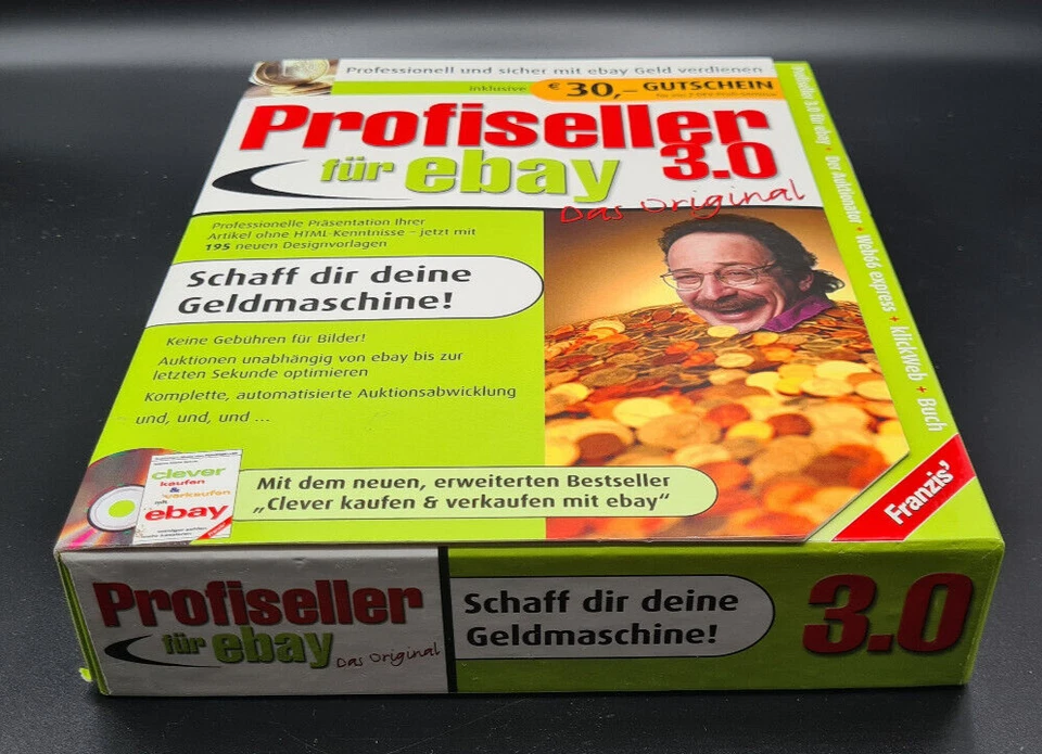 Profiseller 3.0 Ebay IBM CD-Rom PC Software Big Box Franzis Verlag - Bild 4 von 4