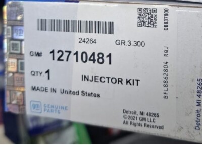 Genuine GM 12710481 Direct Fuel Injector for Chevrolet Cadillac GMC ...