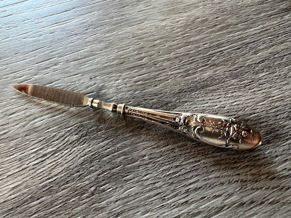 Petite lime ancienne - Argent Massif Fourré - Photo 2/3