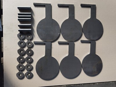Hardox500 AR500 dueling tree gong shooting target 200x6mm 7.87 inch x 1/4 inch