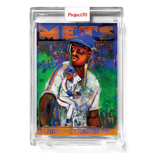 2021 Topps Project 70~1986 Darryl Strawberry #805~ By Andrew Thiele  PR:695
