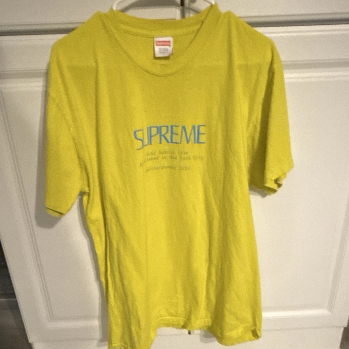 Supreme Yellow Shirts for Men for sale | eBay