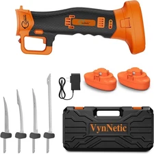 Electric Fillet Knife for Fish - Rechargeable Cordless Electric Knife With Non-S