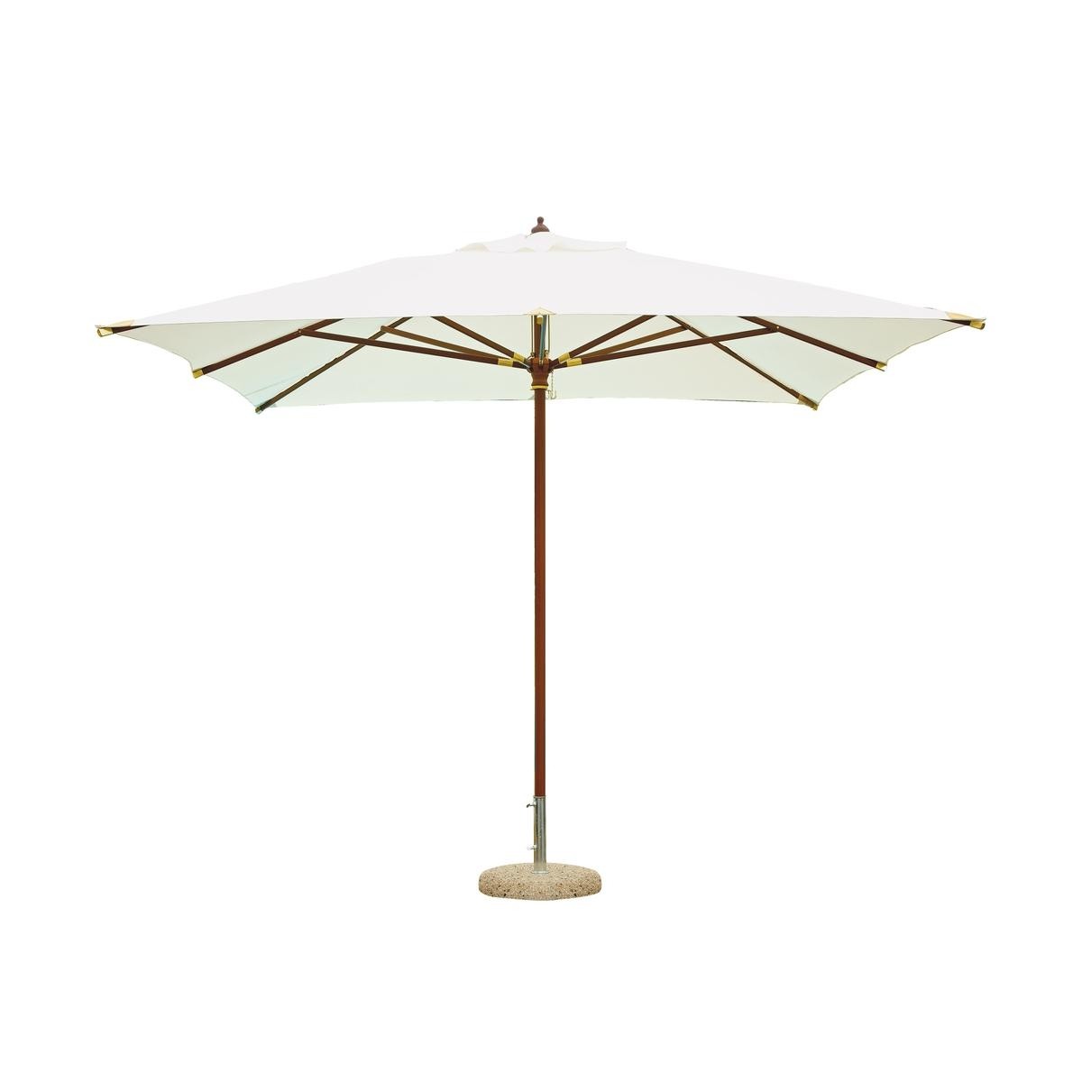 Parasol de jardin Manora d'exception 3x4m avec structure en bois noble