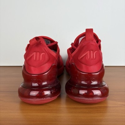 Nike Air Max 270 Sneakers Triple University Red Cv7544-600 Men's