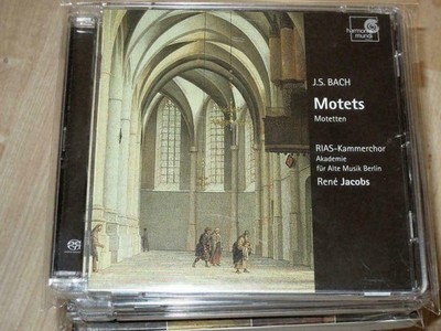 SACD Hybrid J.S.Bach -  Motets - René Jacobs Rias Harmonia Mundi NEU Super Audio