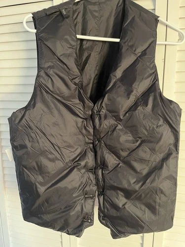 TAION City Line For Formal & Business Down Dress Vest Black Sz Asia L US Medium image 13