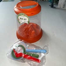 Bug Catcher Kit Insect Catcher Net Cage Magnifying Glass Tweezers 5 Piece