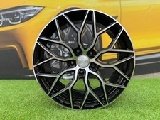 4X R18 Pouces 5x100 Jantes Noires Poli Style Vossen: S'adapte Pour Seat, Subaru