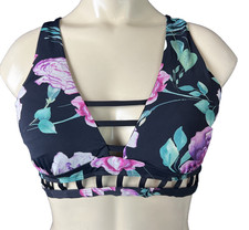 UNBRANDED bikini top floral Multicolor SZ L 6934