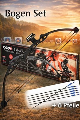 NEU HOTAKA Compoundbogen Set für Outdoor Bogenschießen Sportschießen Survival