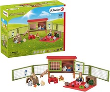 Schleich Farm World Picknick Hasenstall mit Zaun Zäune 72160 NEU OVP