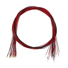 10pcs Pre-soldered Micro Surface Mount Devices White Light Diode 0402 DC 2.8-3V