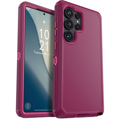 For Samsung Galaxy S25 Ultra Edge FE S25+ S25 Case Heavy Duty 3in1 Layers Cover