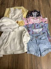 Lot Of 6 Girls Clothes Size 4/5 Mixed Brands And Styles 