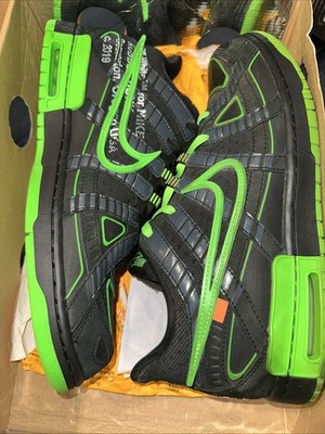 Size 13 - Nike Air Rubber Dunk x Off-White Low Green Strike