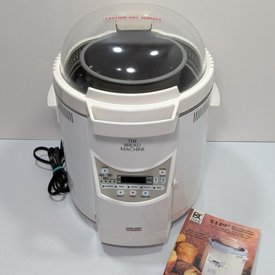 #ad #ad Welbilt The Bread Machine Model ABM 100 2 Bread Maker w Recipe Book Tested $59.87
